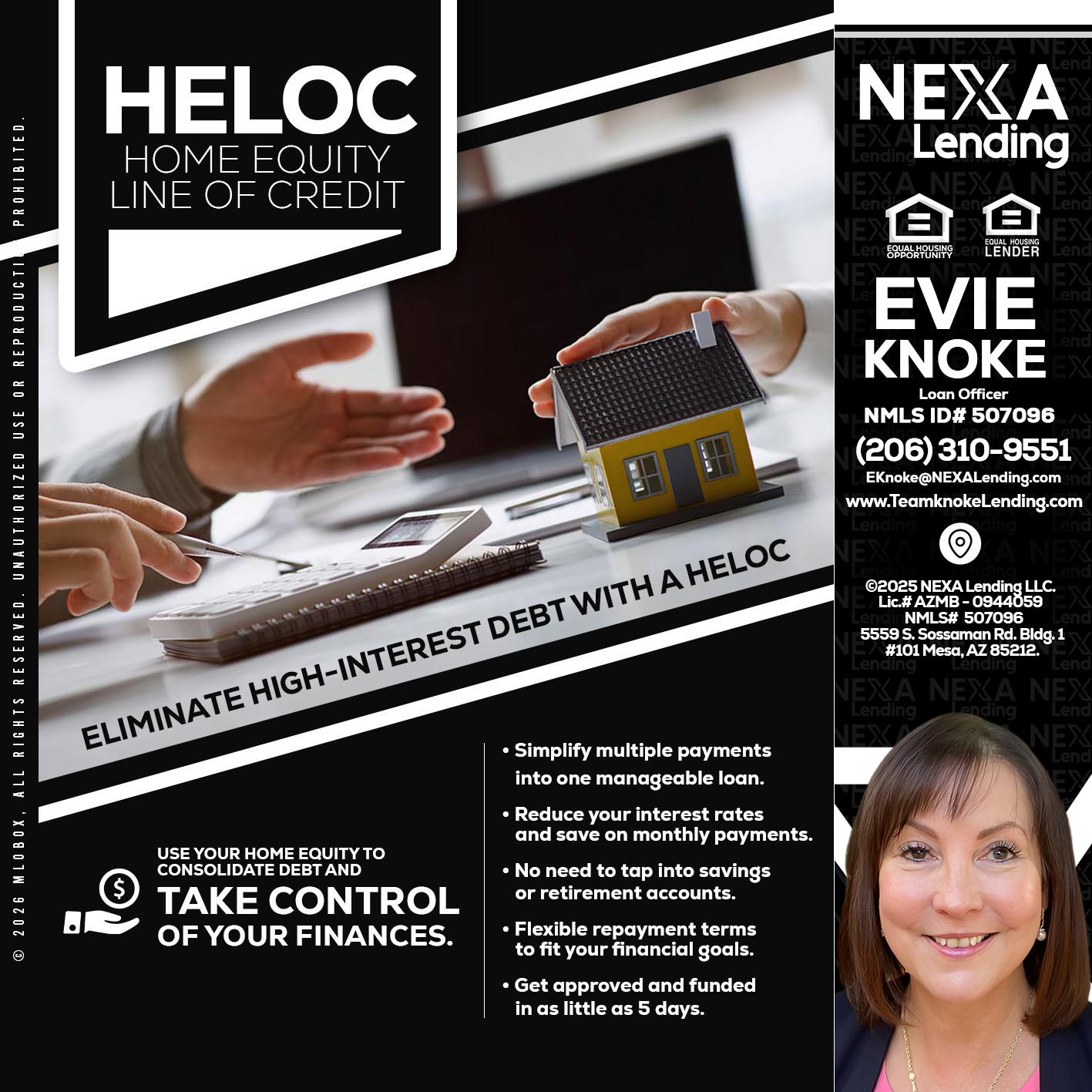 HELOC - Evie Knoke -Loan Officer
