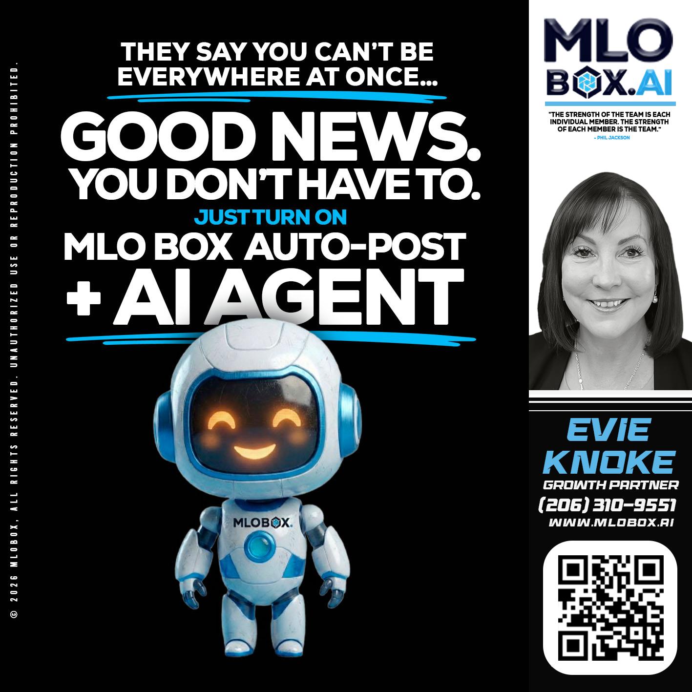 GOOD NEWS - Evie Knoke -Loan Officer