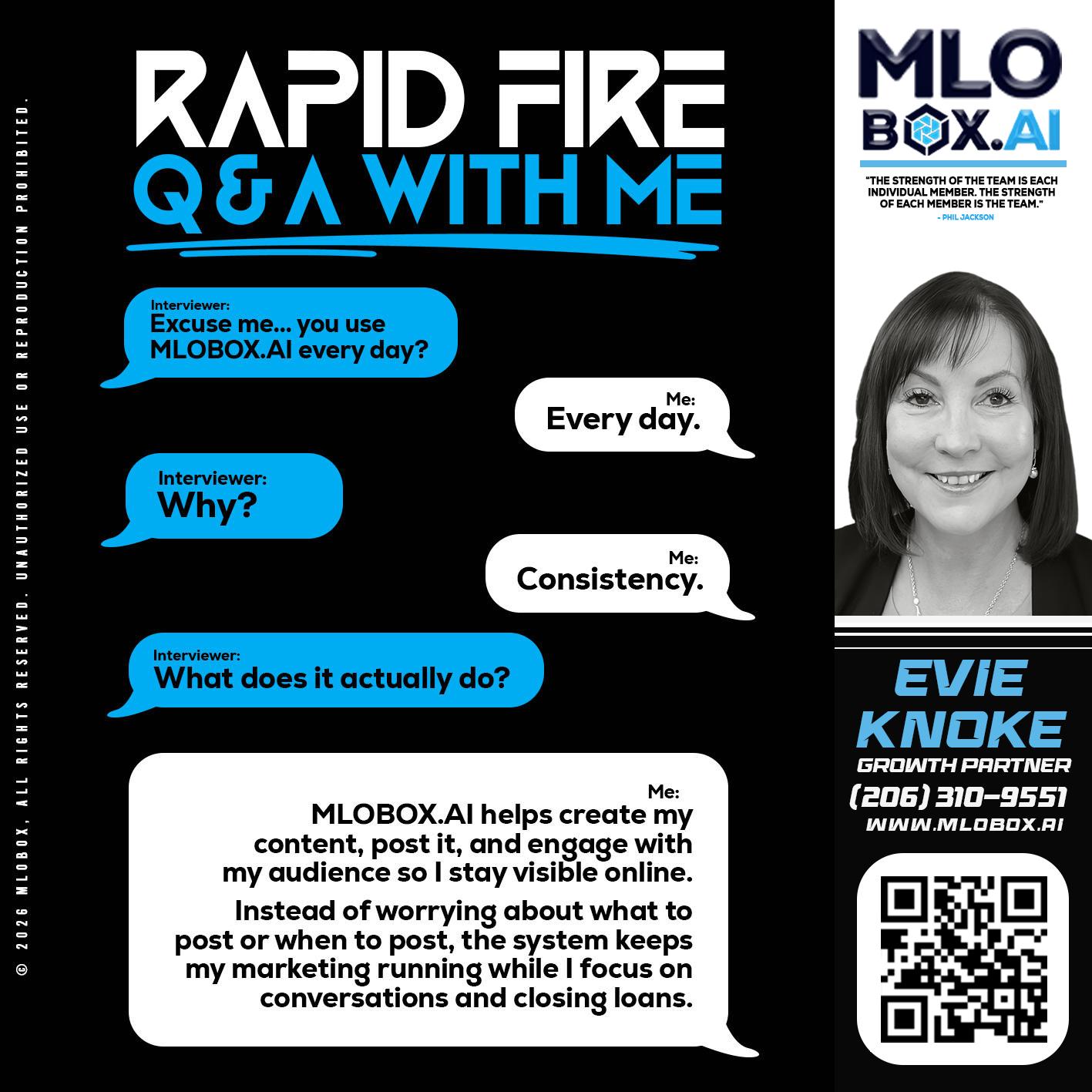 RAPID Q&A - Evie Knoke -Loan Officer