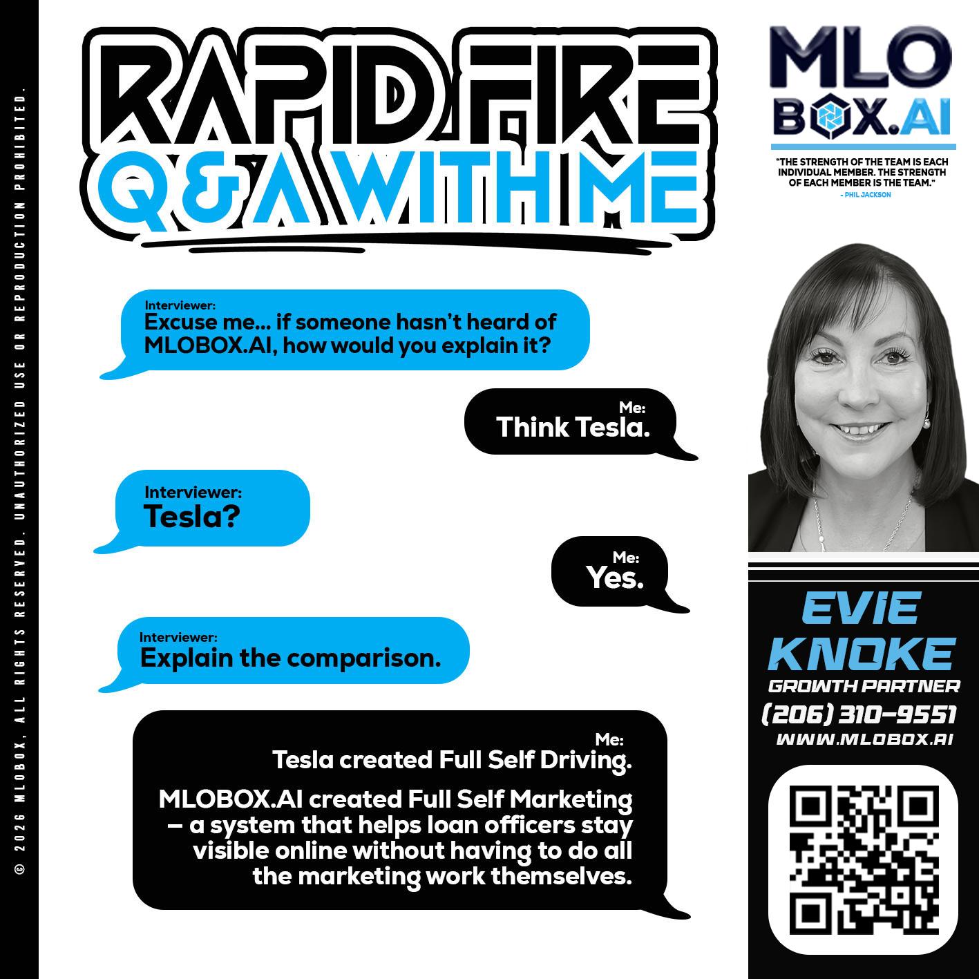 RAPID FIRE Q&A - Evie Knoke -Loan Officer