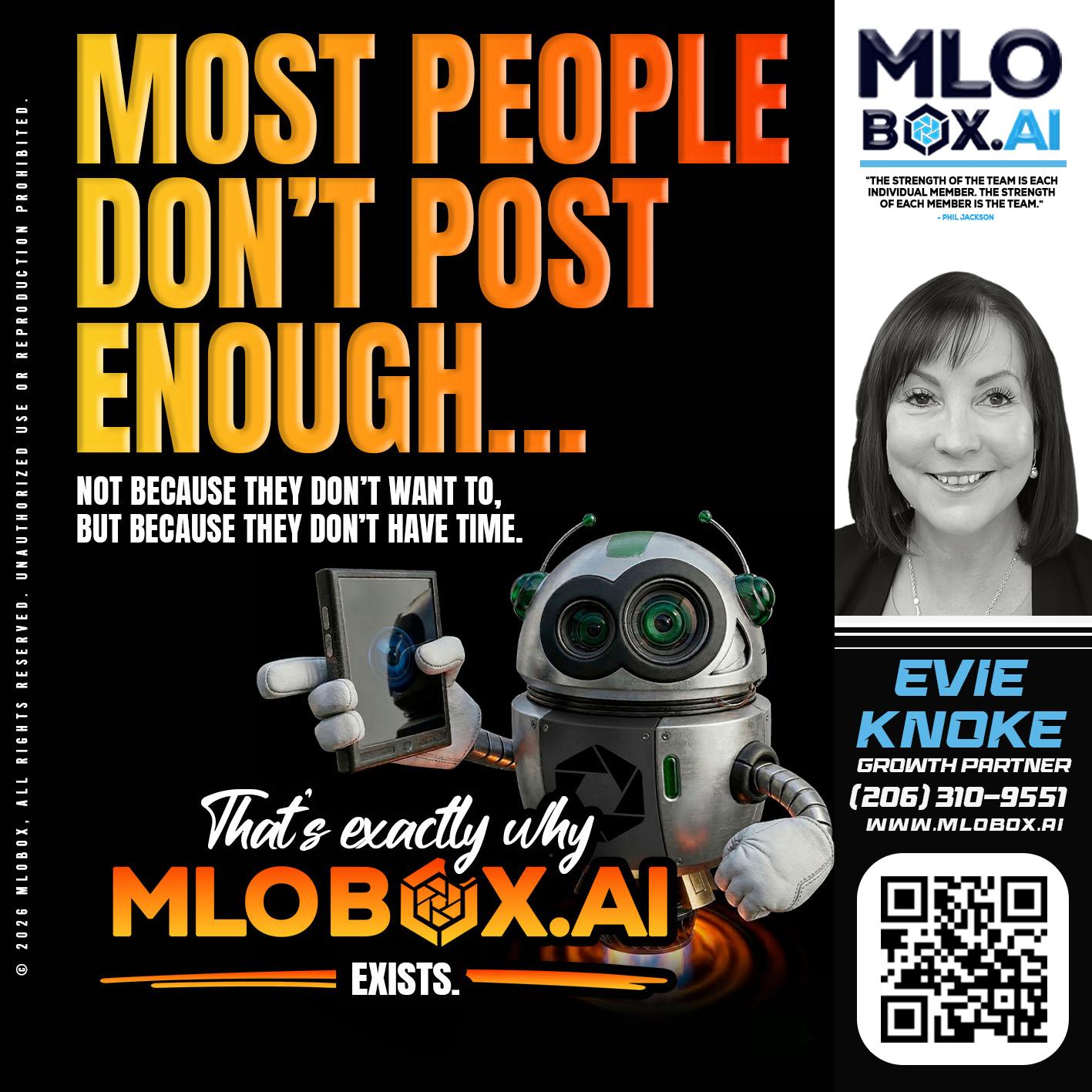 most people - Evie Knoke -Loan Officer