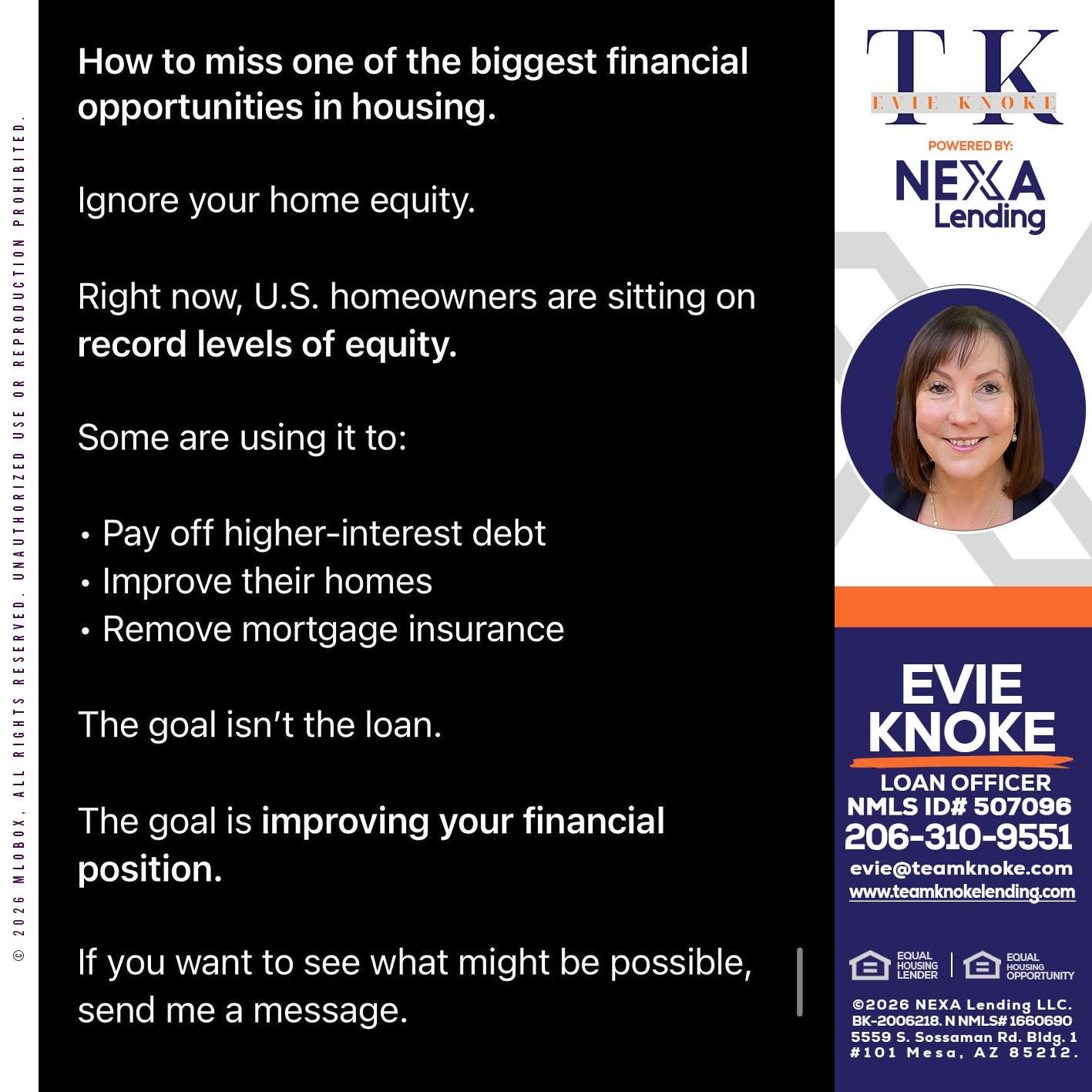 how to miss - Evie Knoke -Loan Officer