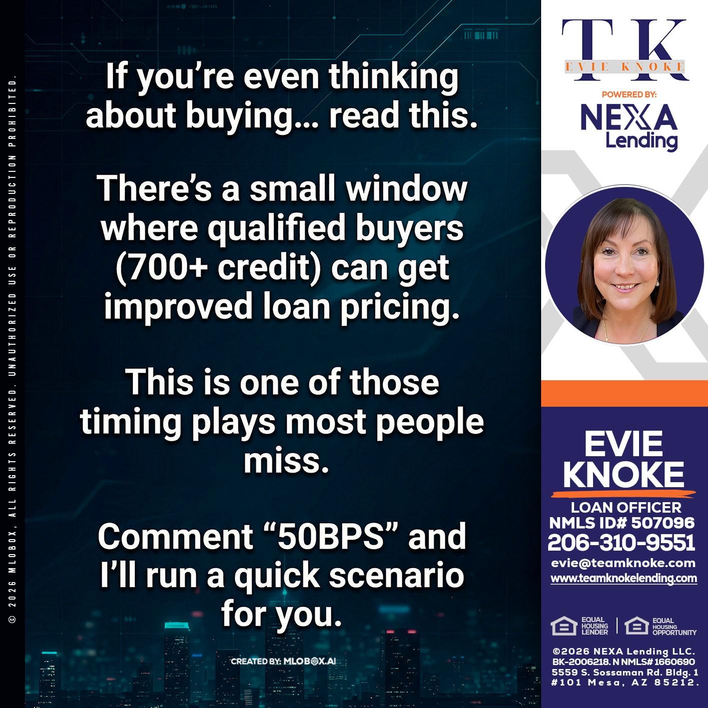 IF YOU EVER - Evie Knoke -Loan Officer