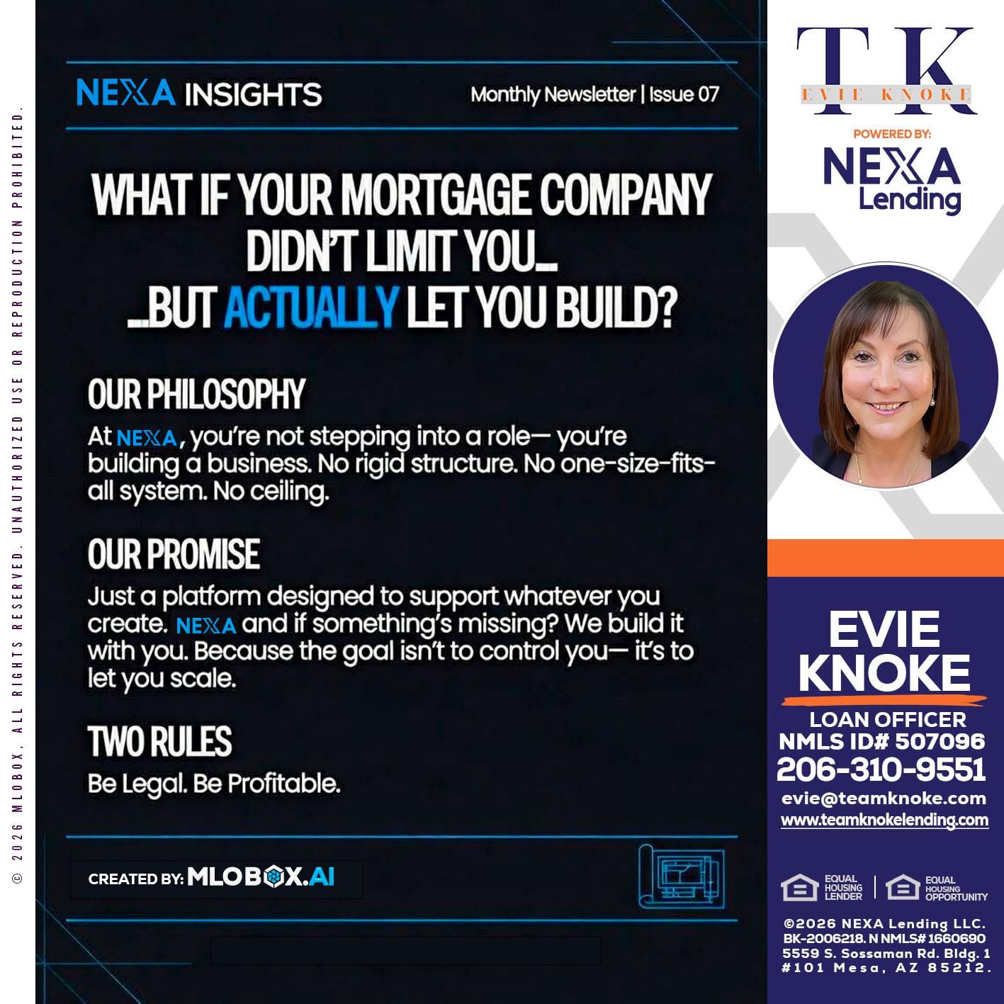 NEXA INSIGHTS - Evie Knoke -Loan Officer