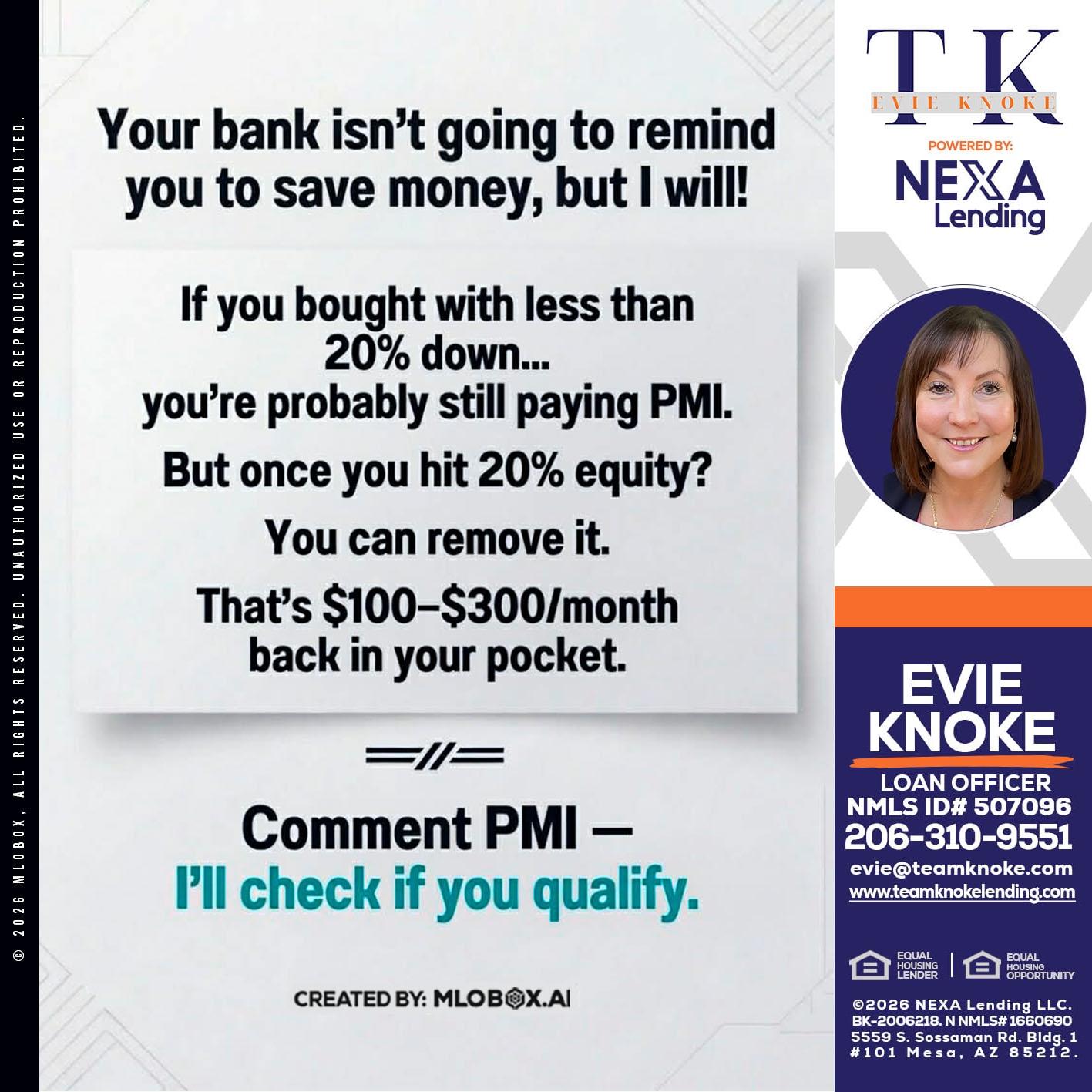 YOUR BANK ISNT - Evie Knoke -Loan Officer