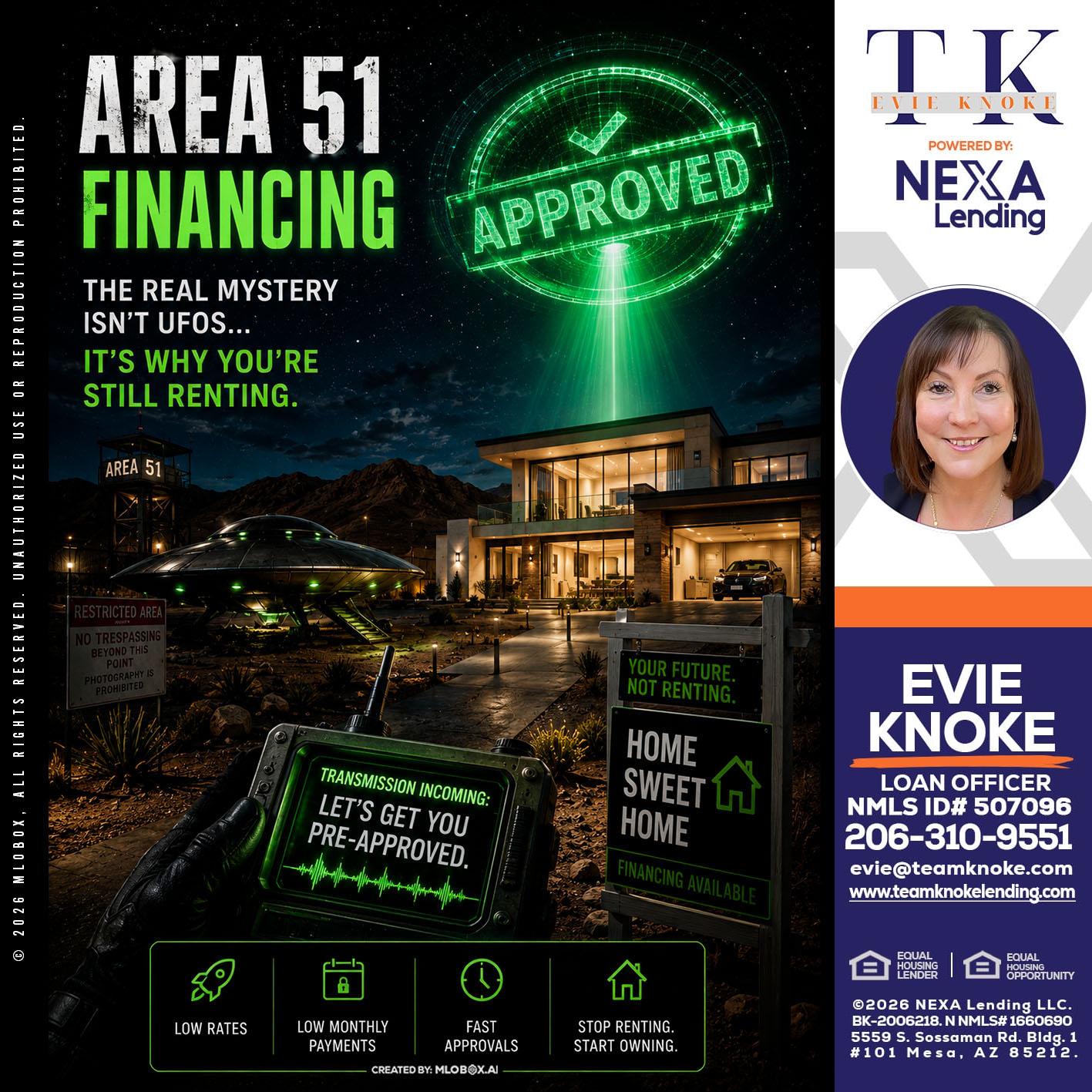 AREA 51 - Evie Knoke -Loan Officer