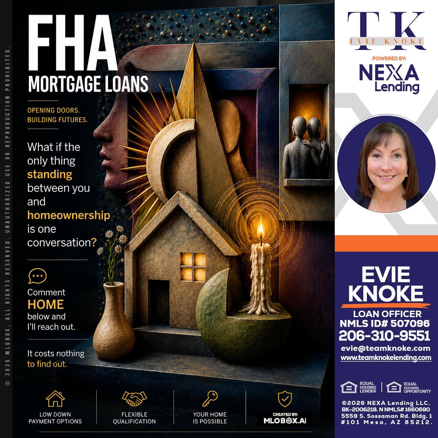 FHA - Evie Knoke -Loan Officer