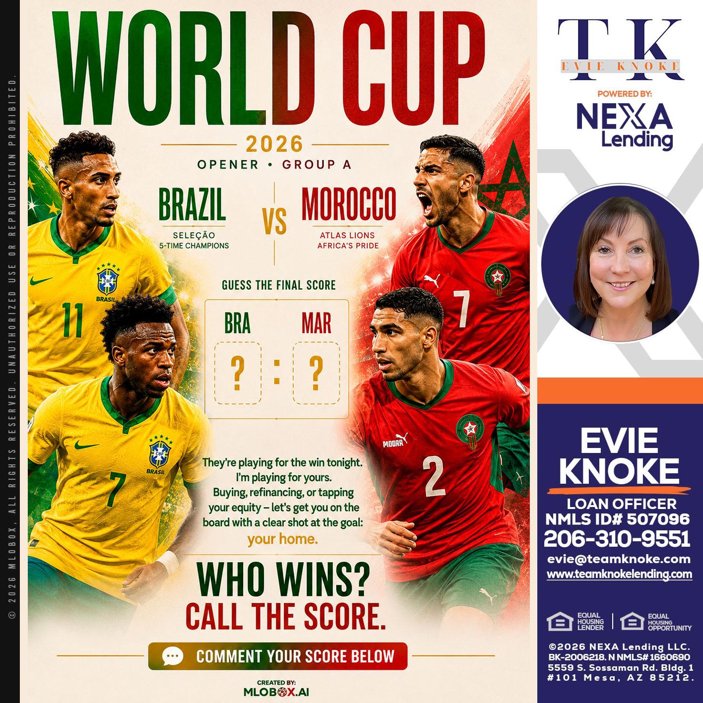 WORLD CUP - Evie Knoke -Loan Officer