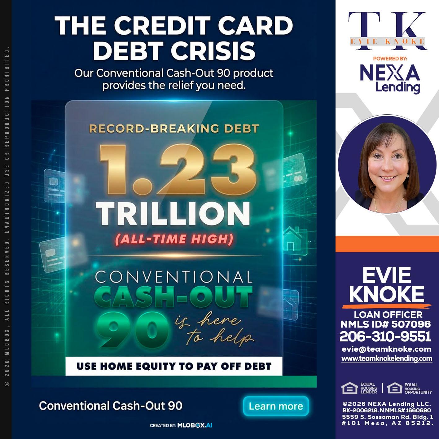 THE CREDIT CARD - Evie Knoke -Loan Officer