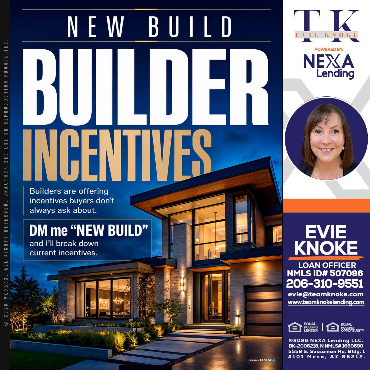 NEW BUILDER - Evie Knoke -Loan Officer